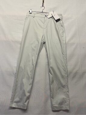 Nike Dri Fit UV Slim Fit Men’s Light Gray Golf Performance Pants size 30x30